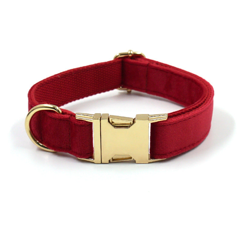 EcoNest Velvet Pet Harness & Leash Set - Adjustable with Bow