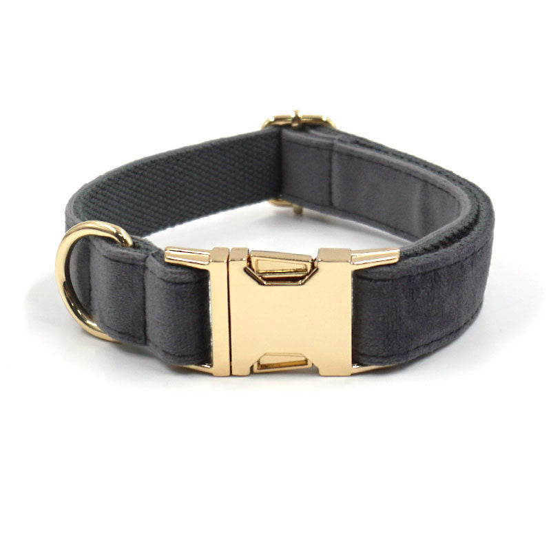 EcoNest Velvet Pet Harness & Leash Set - Adjustable with Bow