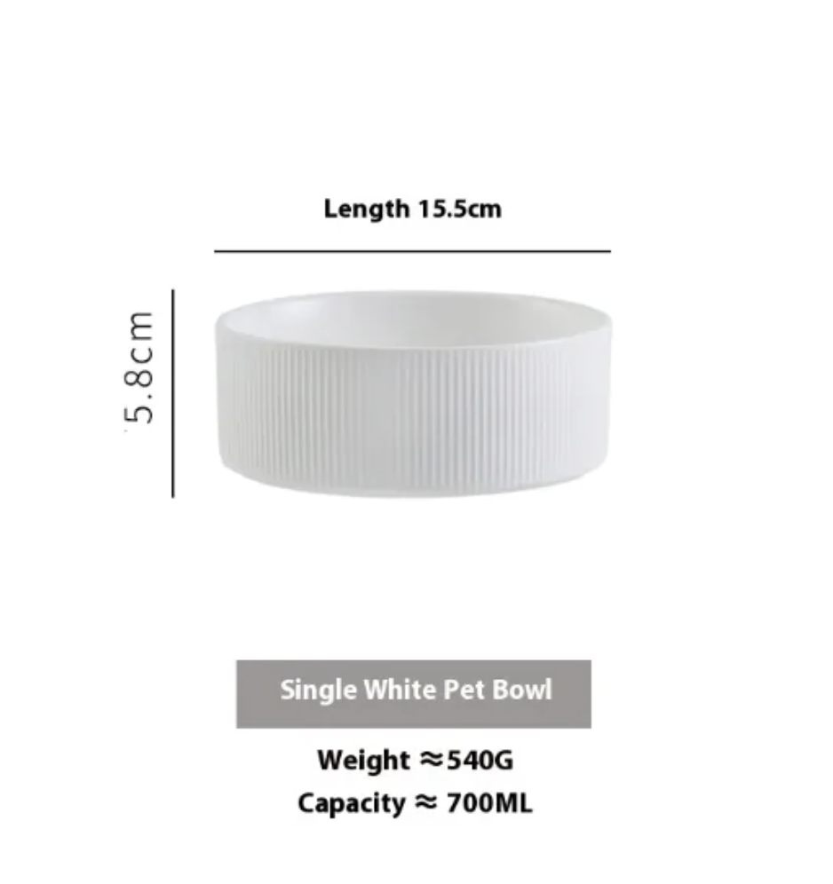 EcoNest Neutral Pet Bowls, Single&Double options