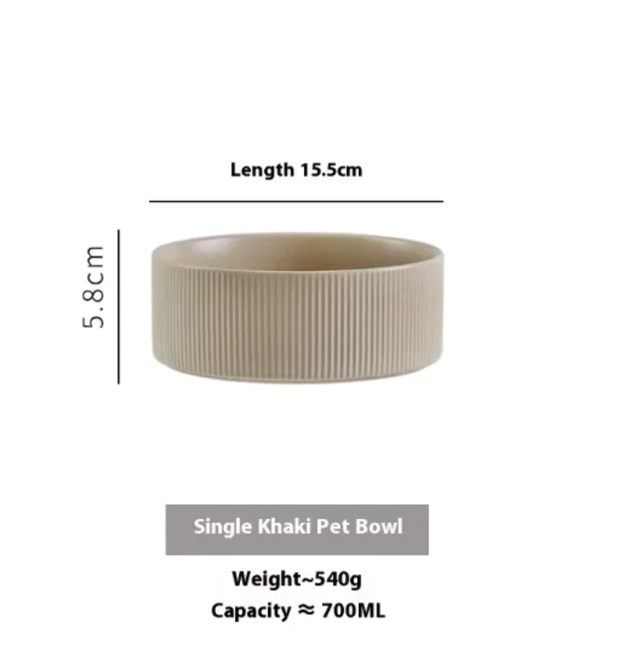 EcoNest Neutral Pet Bowls, Single&Double options