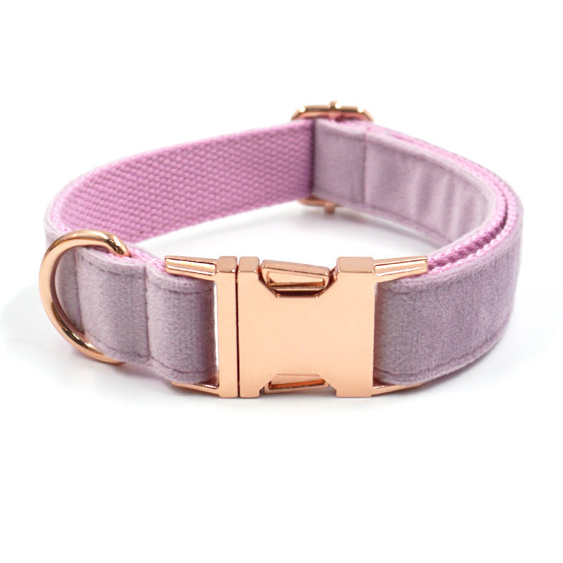 EcoNest Velvet Pet Harness & Leash Set - Adjustable with Bow